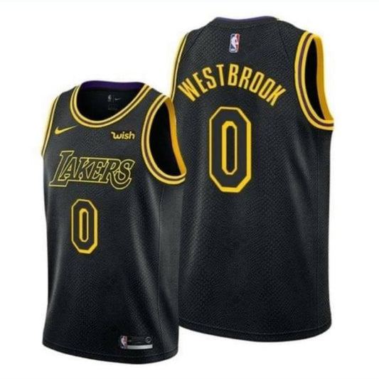 NBA Russel Westbrook Los Angeles Lakers 0 Jersey