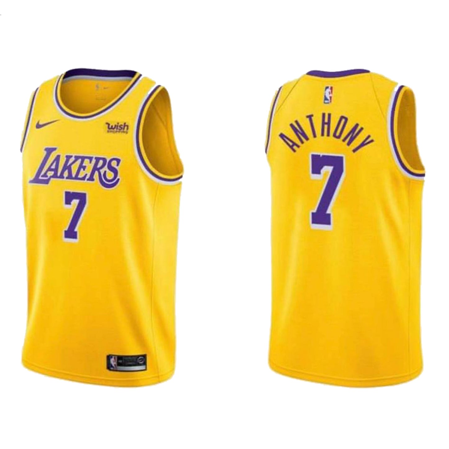 NBA Carmelo Anthony Los Angeles Lakers 7 Jersey