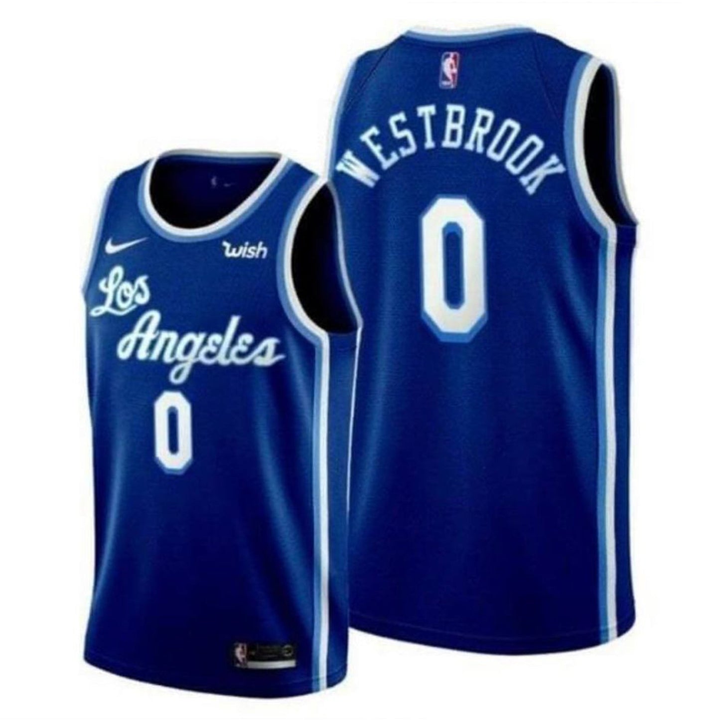 NBA Russel Westbrook Los Angeles Lakers 0 Jersey