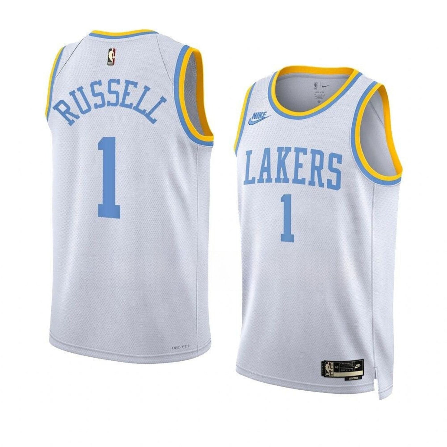 NBA D'angelo Russell Los Angeles Lakers 1 Jersey