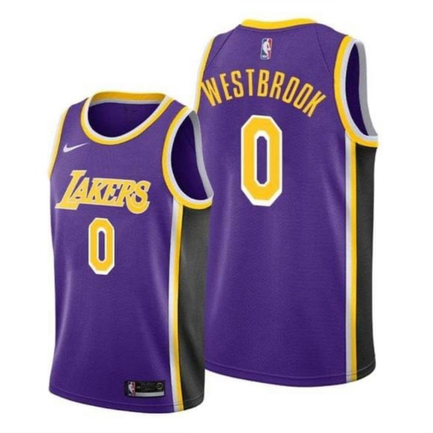 NBA Russel Westbrook Los Angeles Lakers 0 Jersey