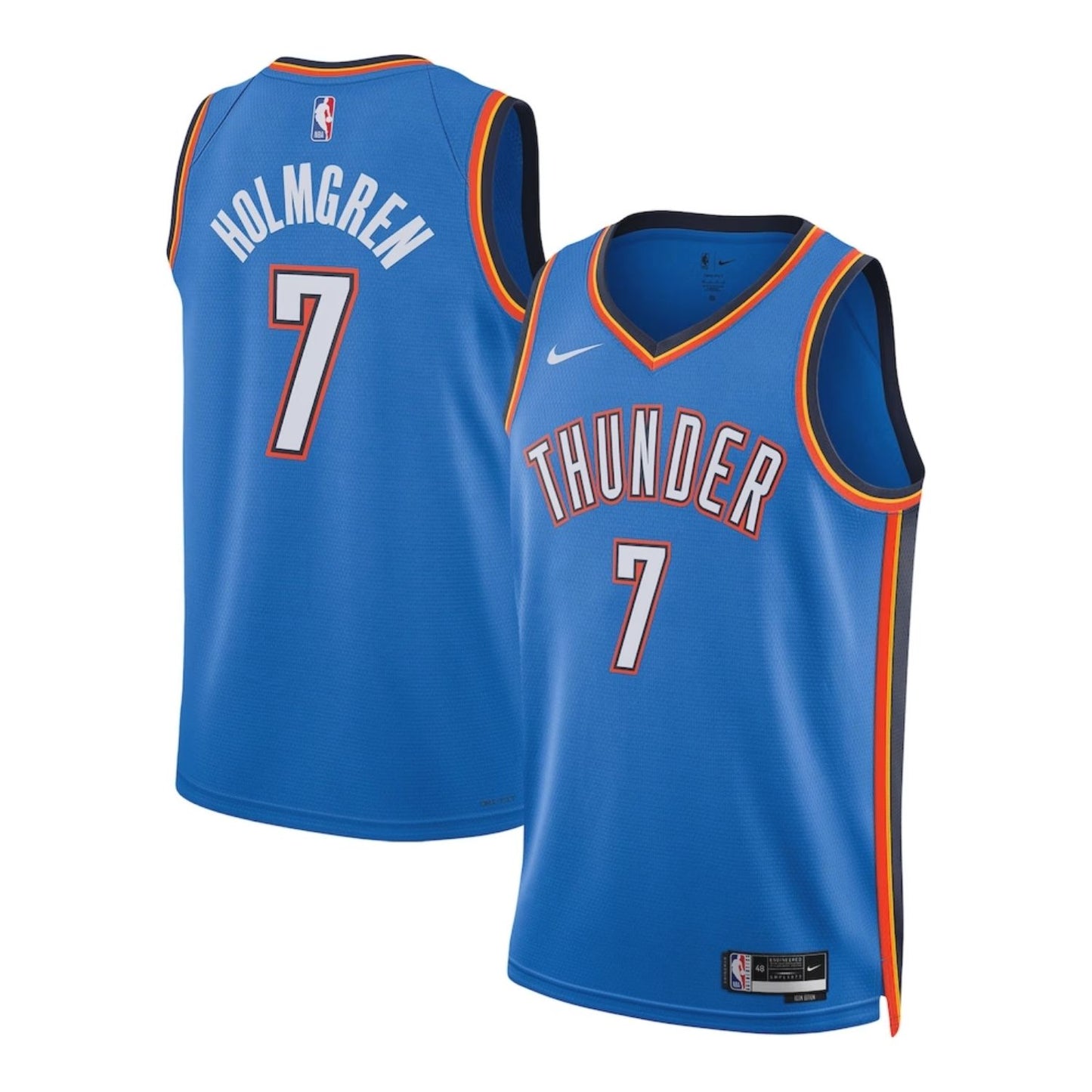 NBA Chet Holmgren Oklahoma City Thunder 7 Jersey