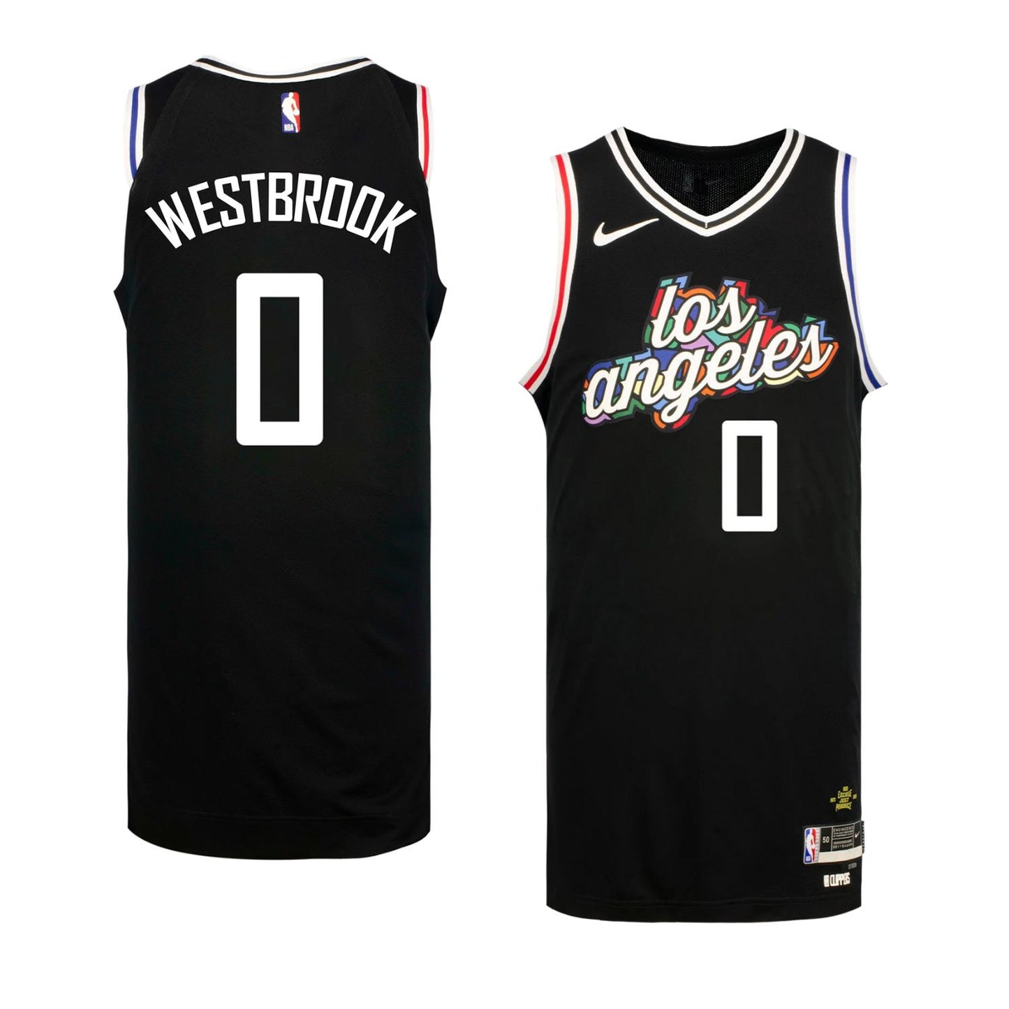 NBA Russell Westbrook Los Angeles Clippers 0 Jersey