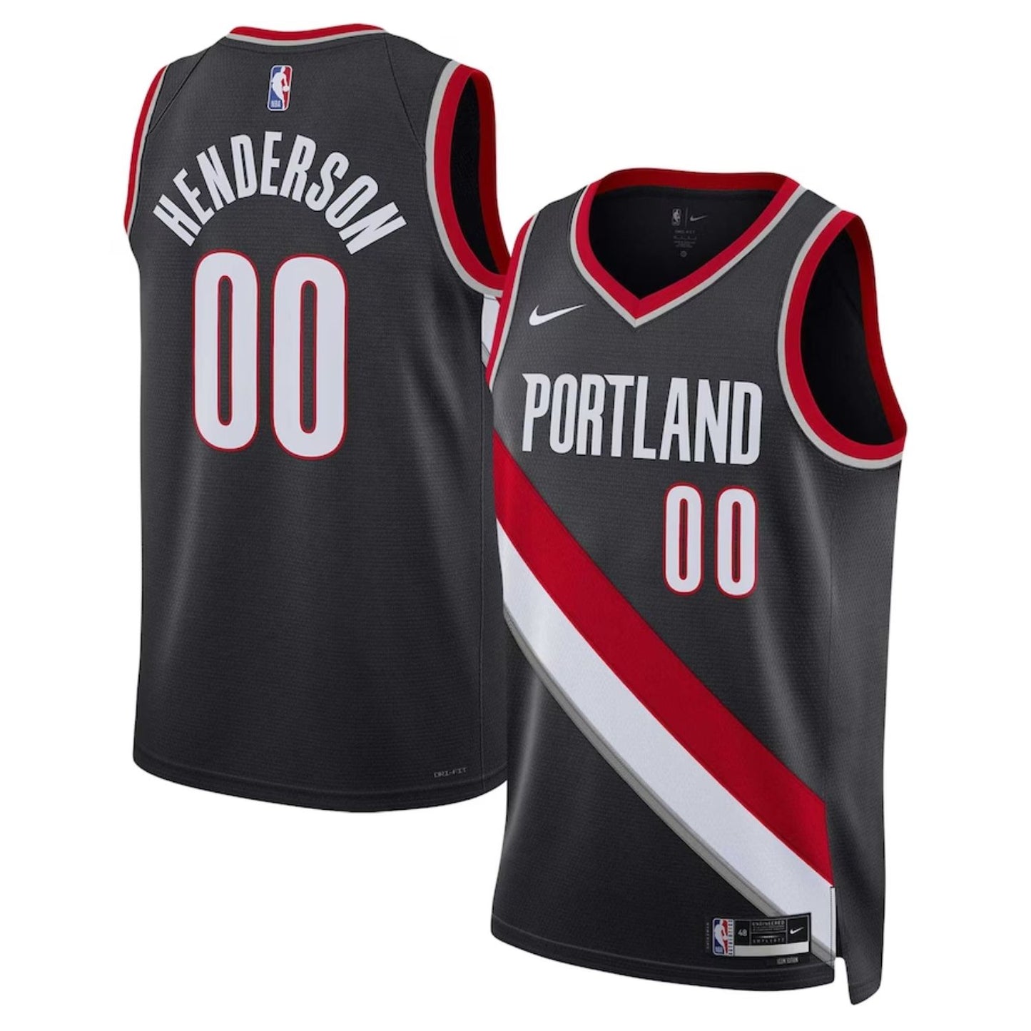 NBA Scoot Henderson Portland Trailblazers 00 Jersey