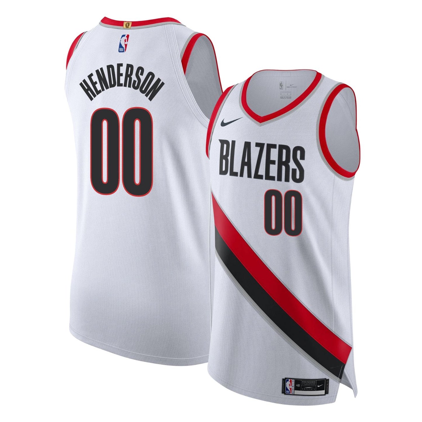 NBA Scoot Henderson Portland Trailblazers 00 Jersey