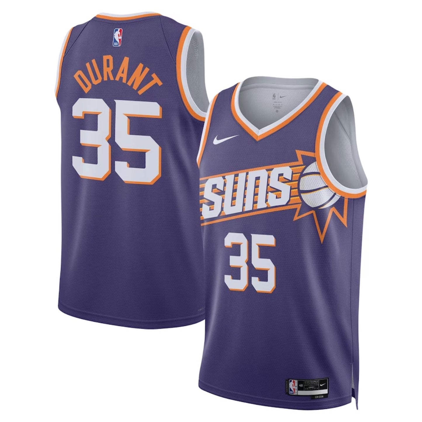 NBA Kevin Durant Pheonix Suns 35 Jersey