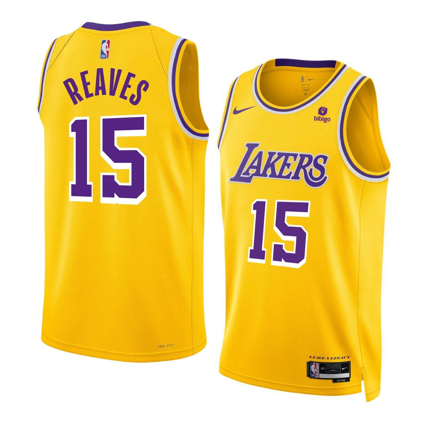 NBA Austin Reaves Los Angeles Lakers 15 Jersey