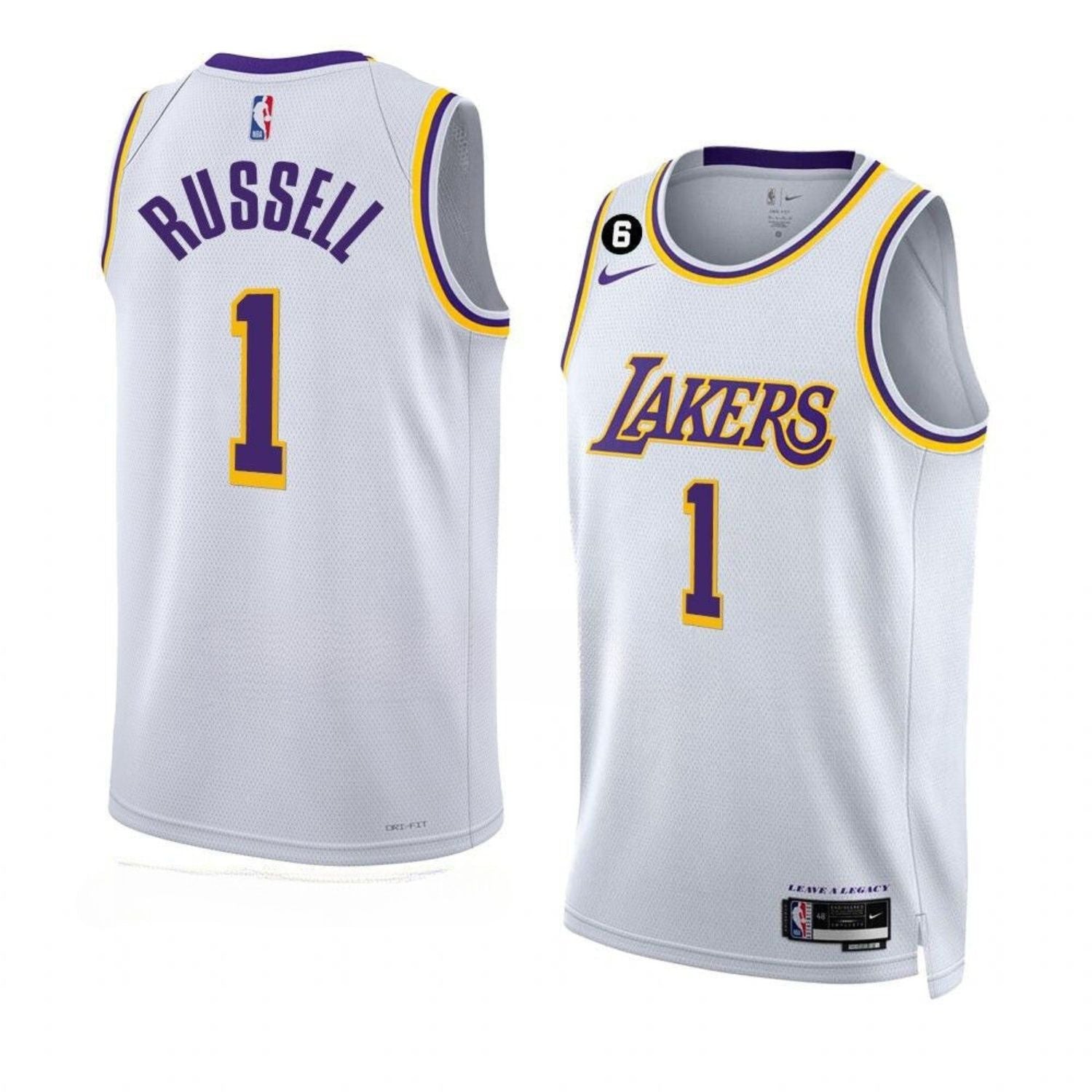 Los angeles lakers white jersey best sale