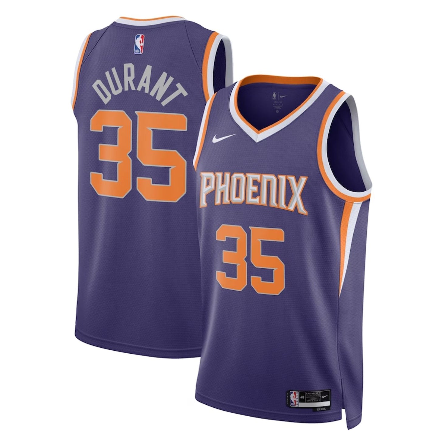 NBA Kevin Durant Pheonix Suns 35 Jersey