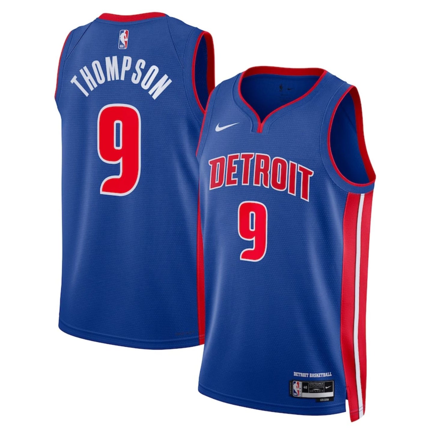 NBA Ausur Thompson Detriot Pistons 9 Jersey