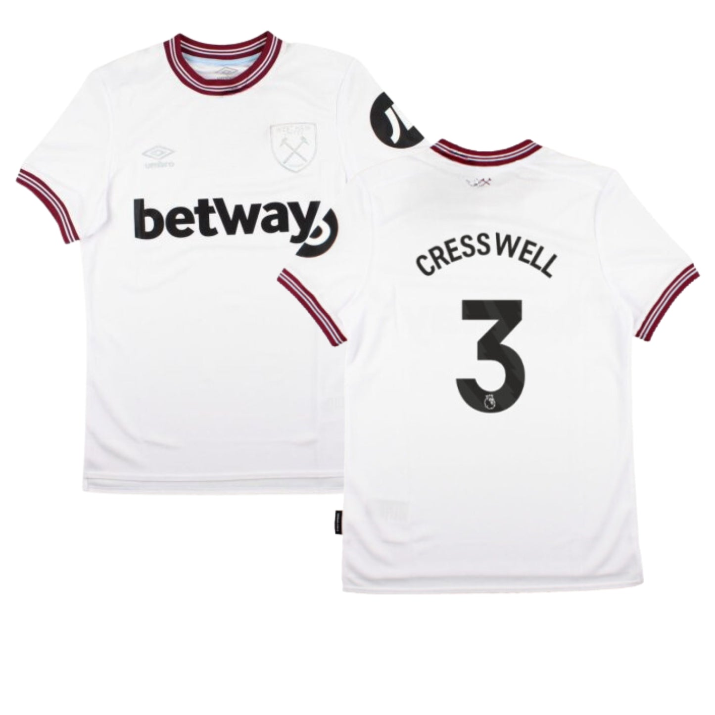 Aaron Cresswell West Ham 3 Jersey