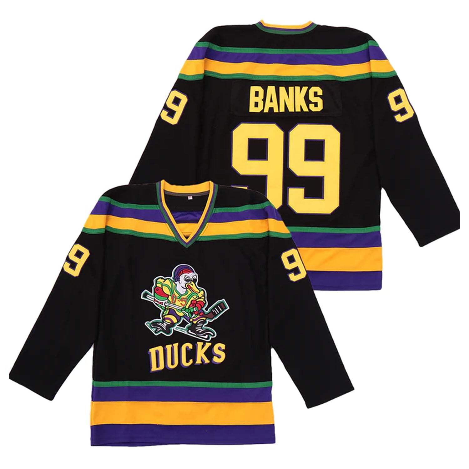 Adam Banks 99 Mighty Ducks Jersey The Jersey King