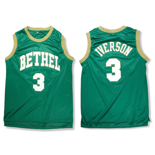 Allen Iverson Bethel High School 3 Jersey