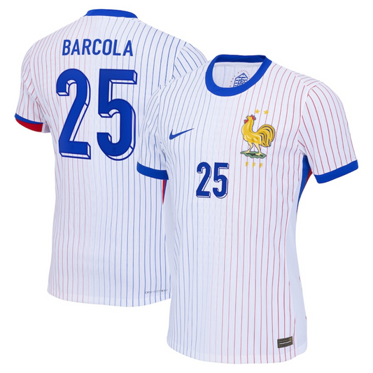 Bradley Barcola France 25 FIFA World Cup Jersey