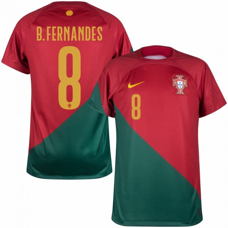 Bruno Fernandes Portugal 8 FIFA World Cup Jersey