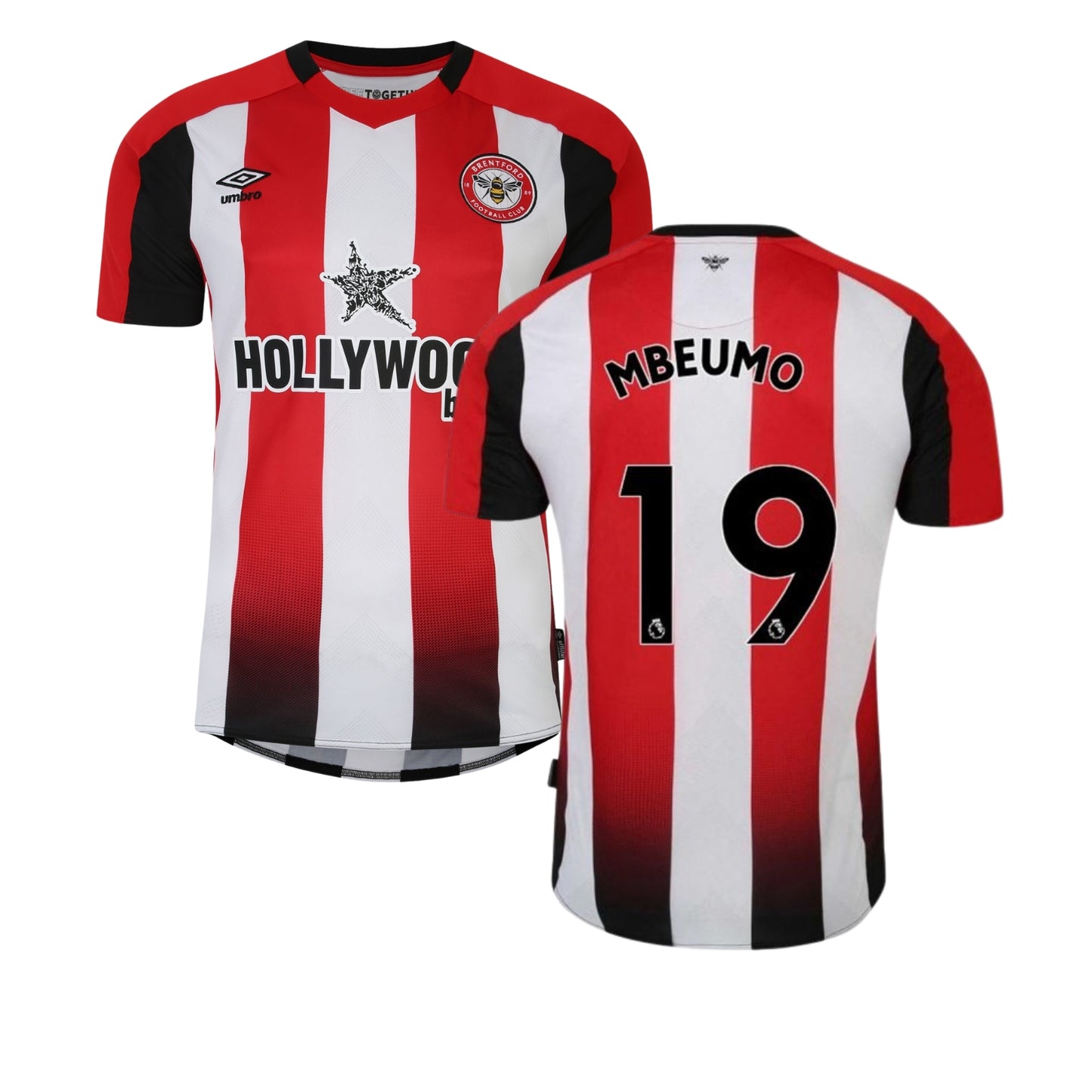 Bryan Mbeumo Brentford 19 Jersey