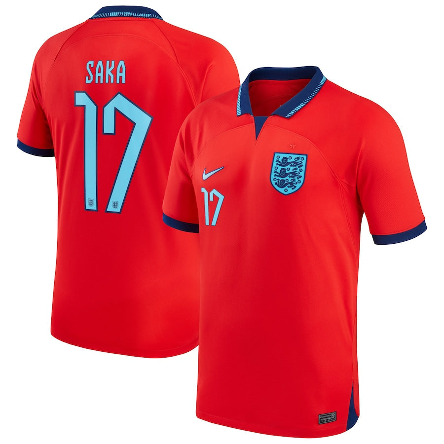 Bukayo Saka England 17 FIFA World Cup Jersey