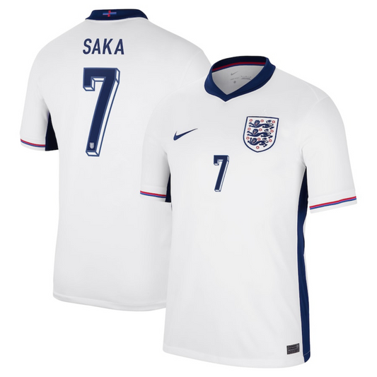Bukayo Saka England 7 FIFA Euro Cup Jersey