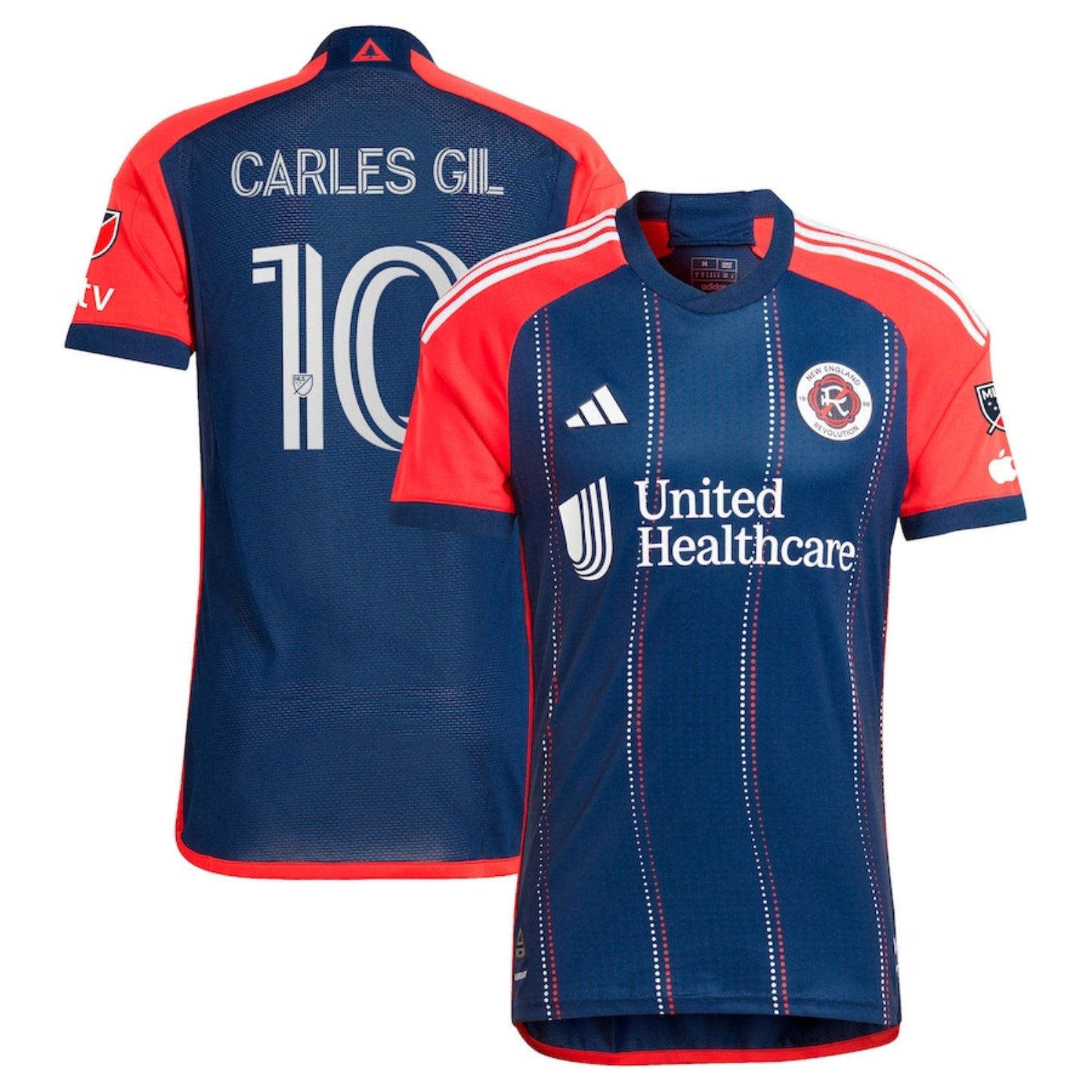 Carles Gil New England Revoltuion MLS 10 Jersey