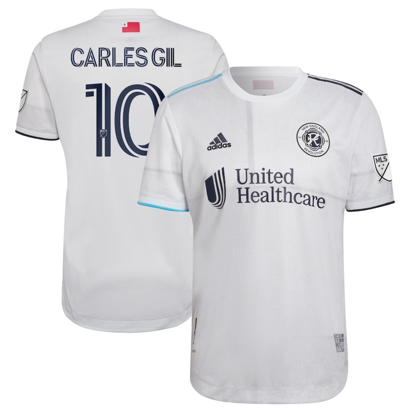 Carles Gil New England Revoltuion MLS 10 Jersey