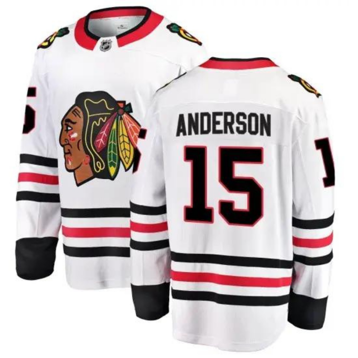 NHL Joey Anderson Chicago Blackhawks 15 Jersey