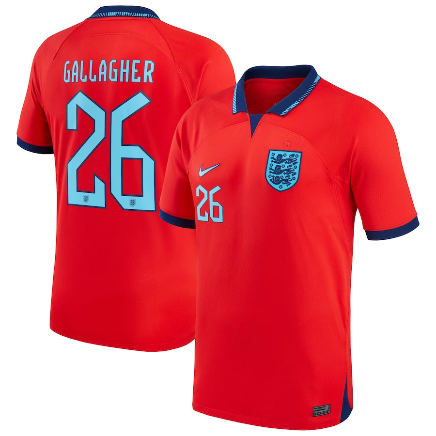 Conor Gallagher England 26  FIFA World Cup Jersey