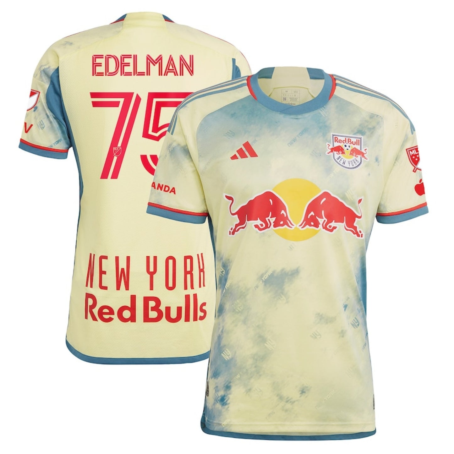 Daniel Edelman New York Redbulls MLS 75 Jersey