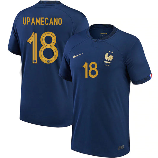 Dayot Upamecano France 18 FIFA World Cup Jersey