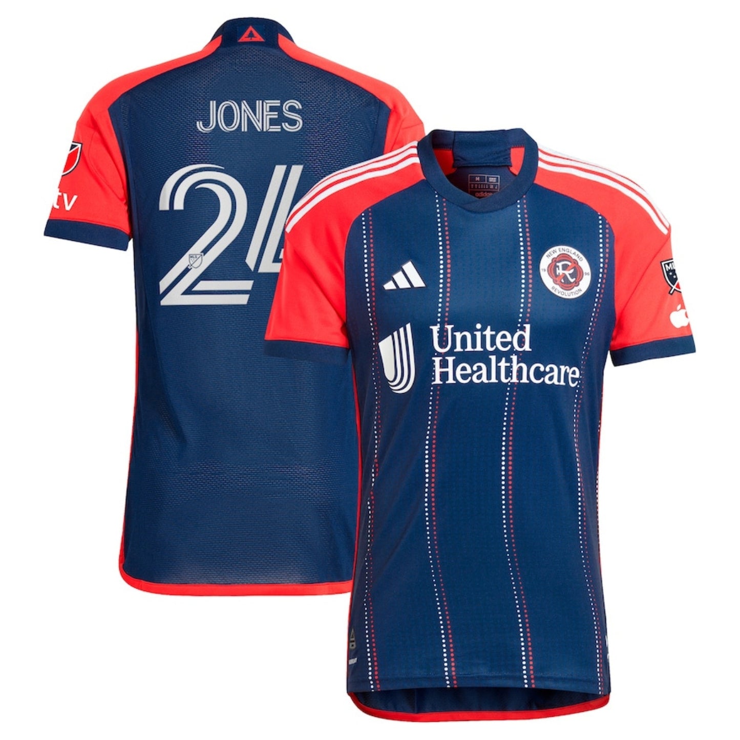 DeJuan Jones New England Revolution MLS 24 Jersey