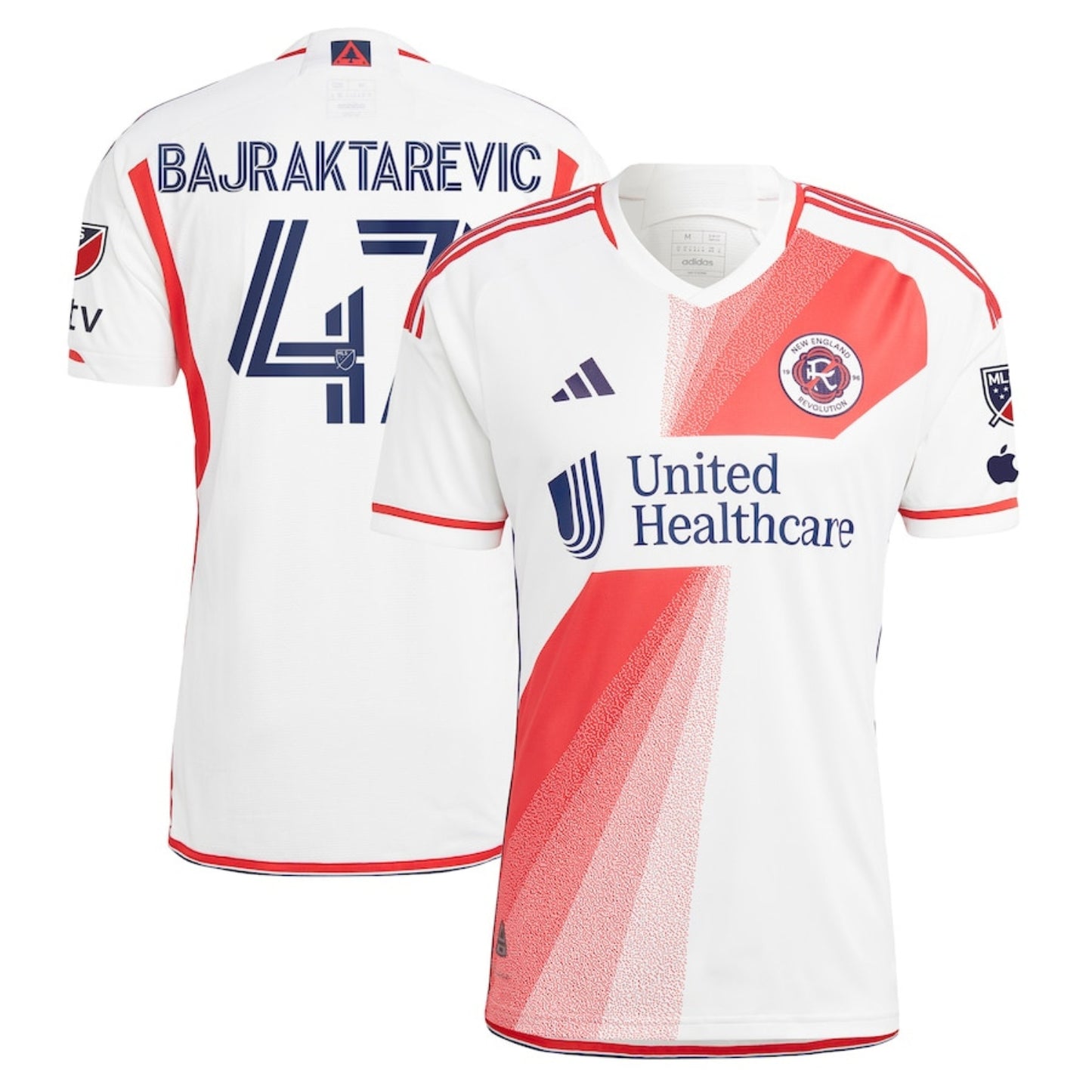 Esmir Bajraktarevic New England Revolution MLS 47 Jersey