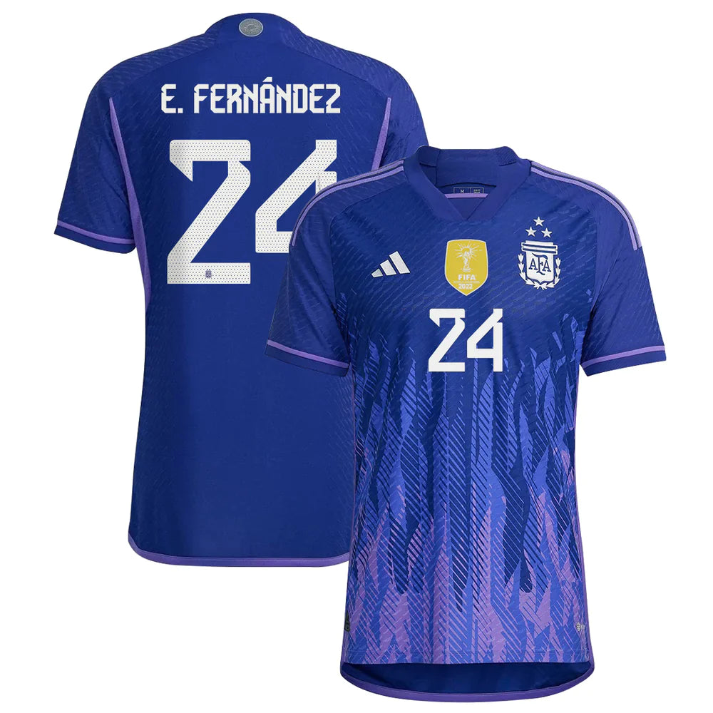 Enzo Fernandez Argentina 24 FIFA World Cup Jersey