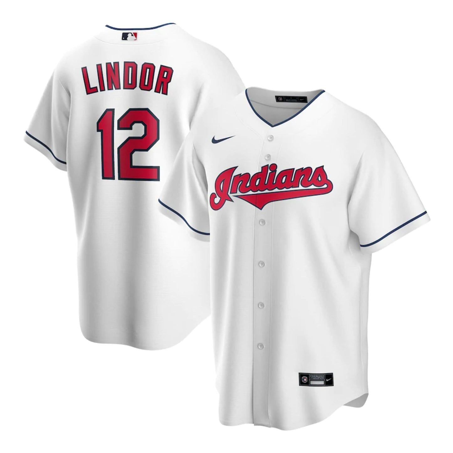 MLB Francisco Lindor Cleveland Indians 12 Jersey