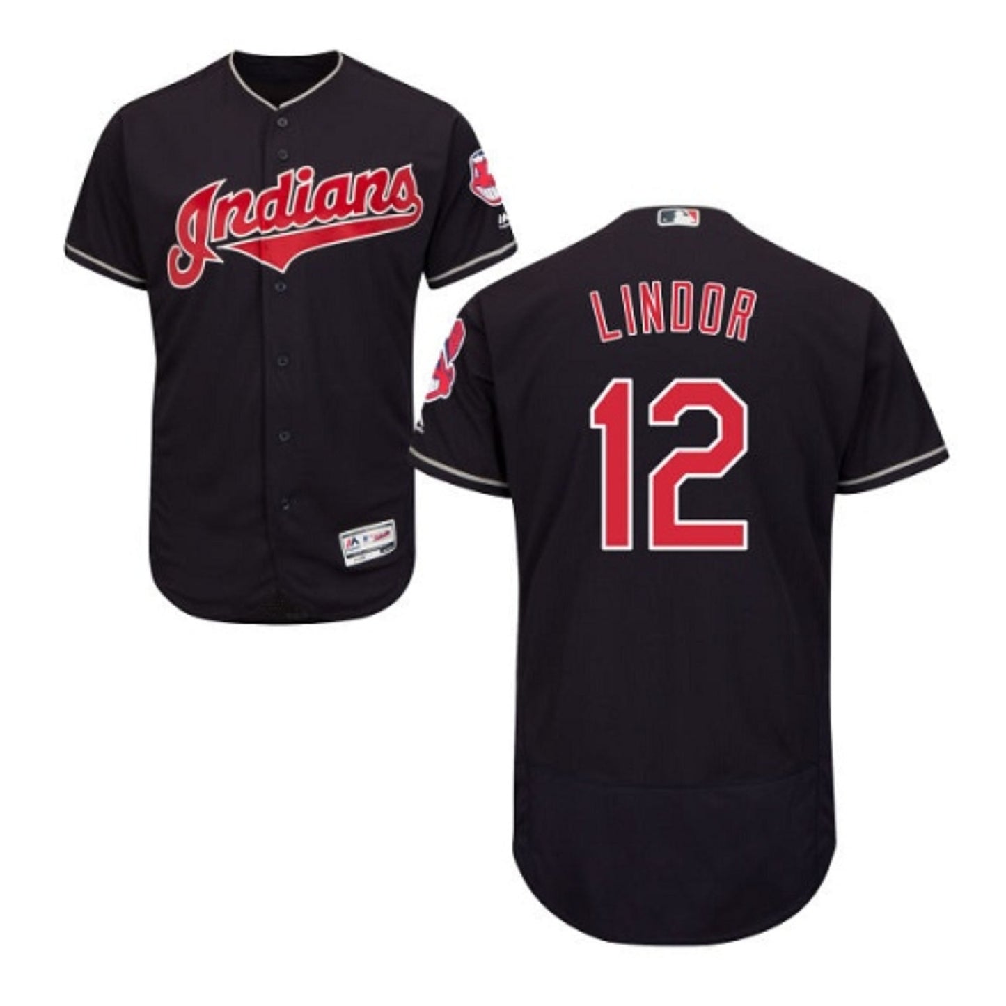 MLB Francisco Lindor Cleveland Indians 12 Jersey