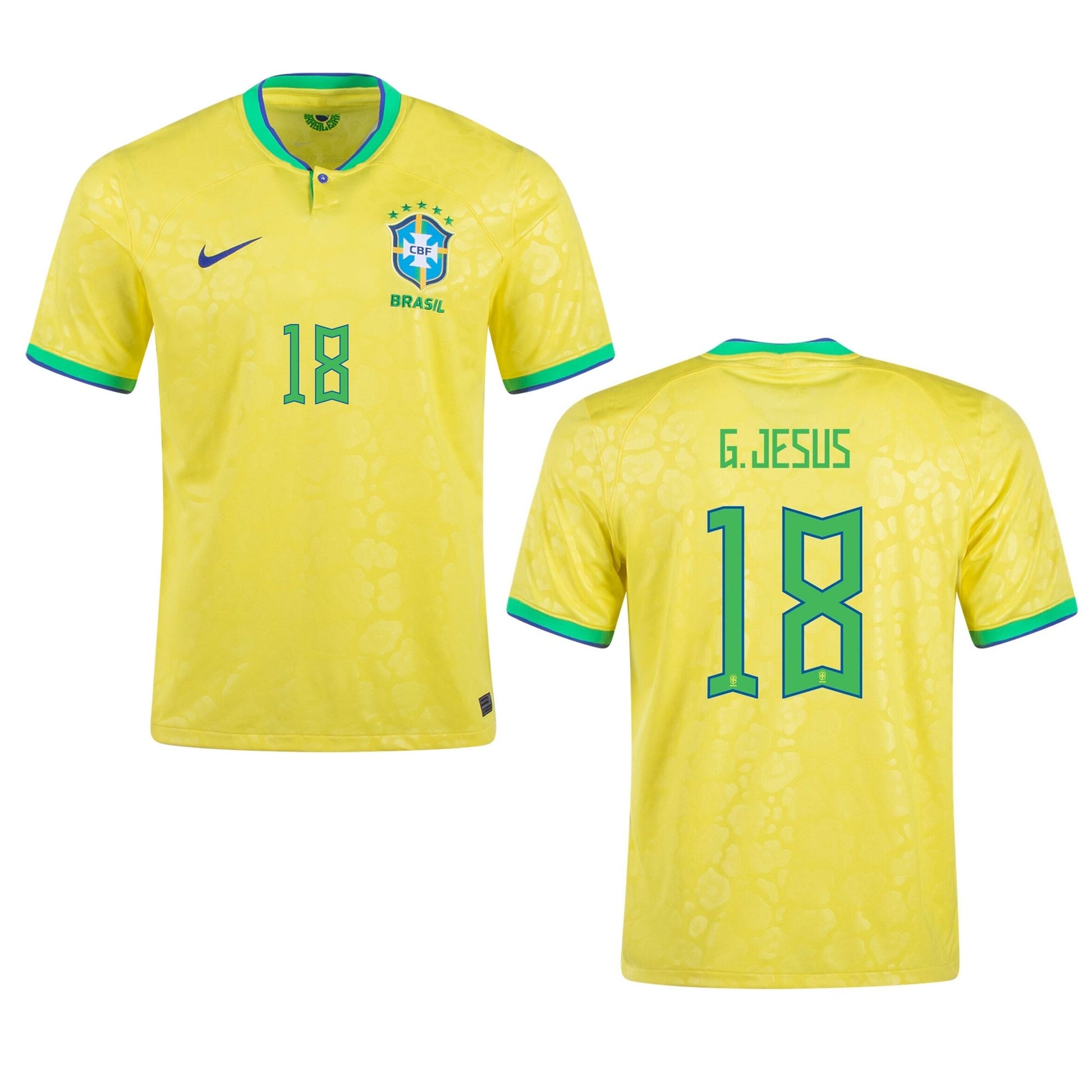 Gabriel Jesus Brazil 18 FIFA World Cup – The Jersey King