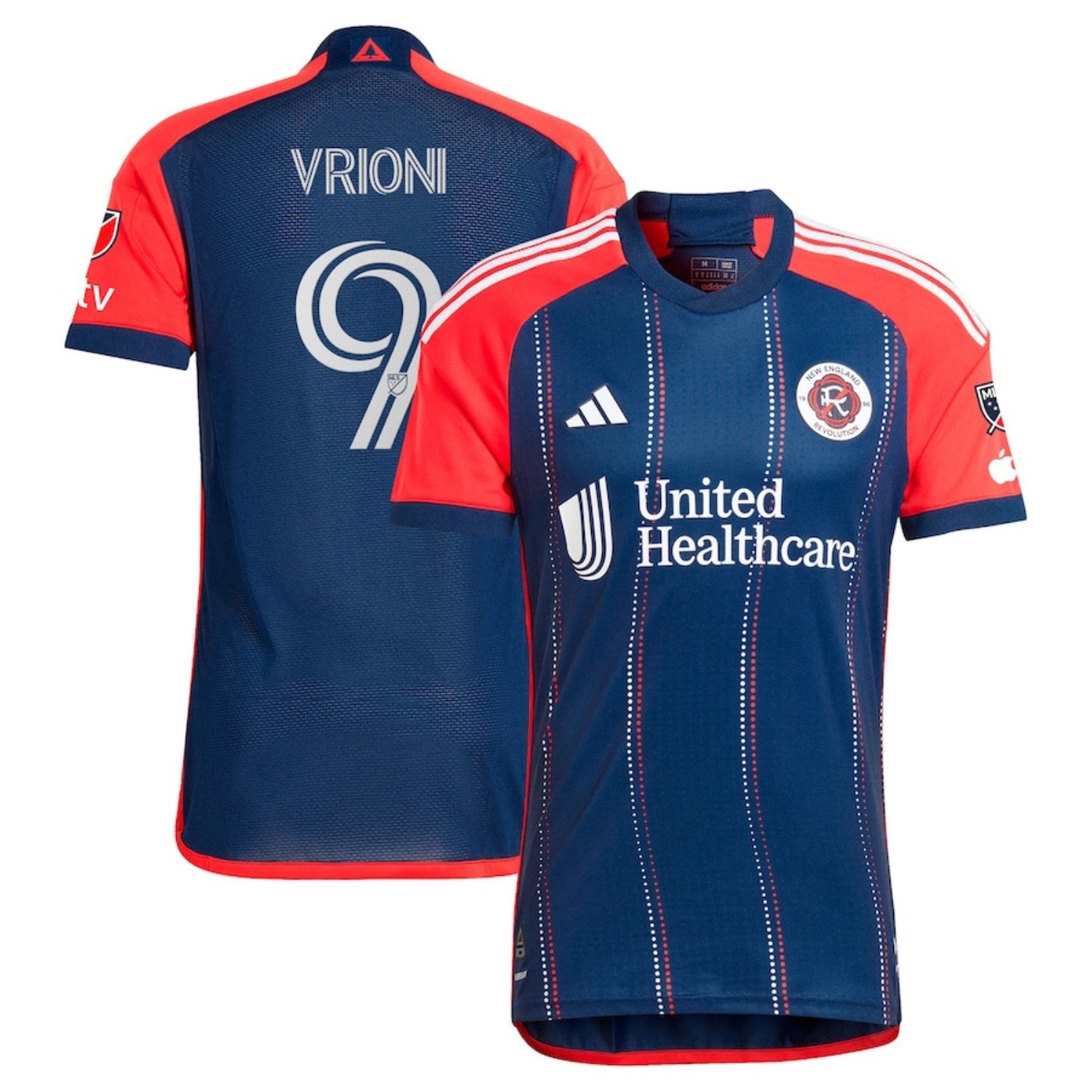 Giacomo Vrioni New England Revolution MLS 9 Jersey