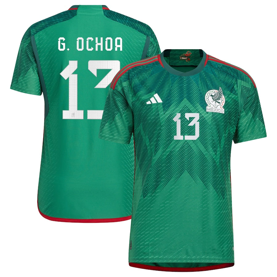 Guillermo Ochoa Mexico 13 FIFA World Cup Jersey The Jersey King