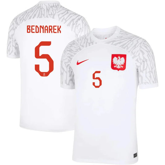 Jan Bednarek Poland 5 FIFA World Cup Jersey