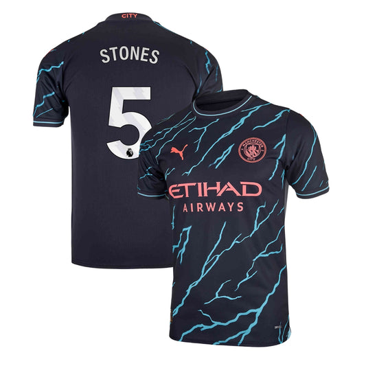 John Stones Manchester City 5 Jersey