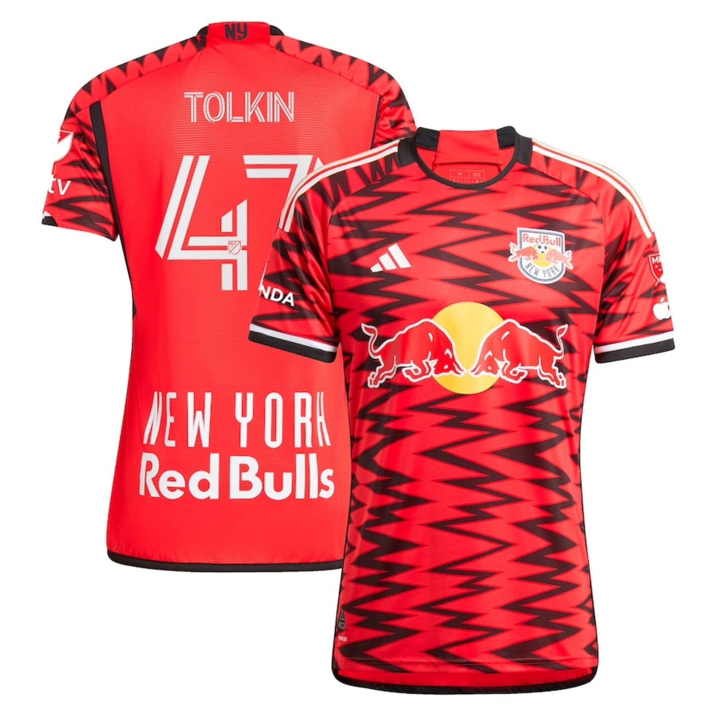 John Tolkin New York Red Bulls MLS 47 Jersey