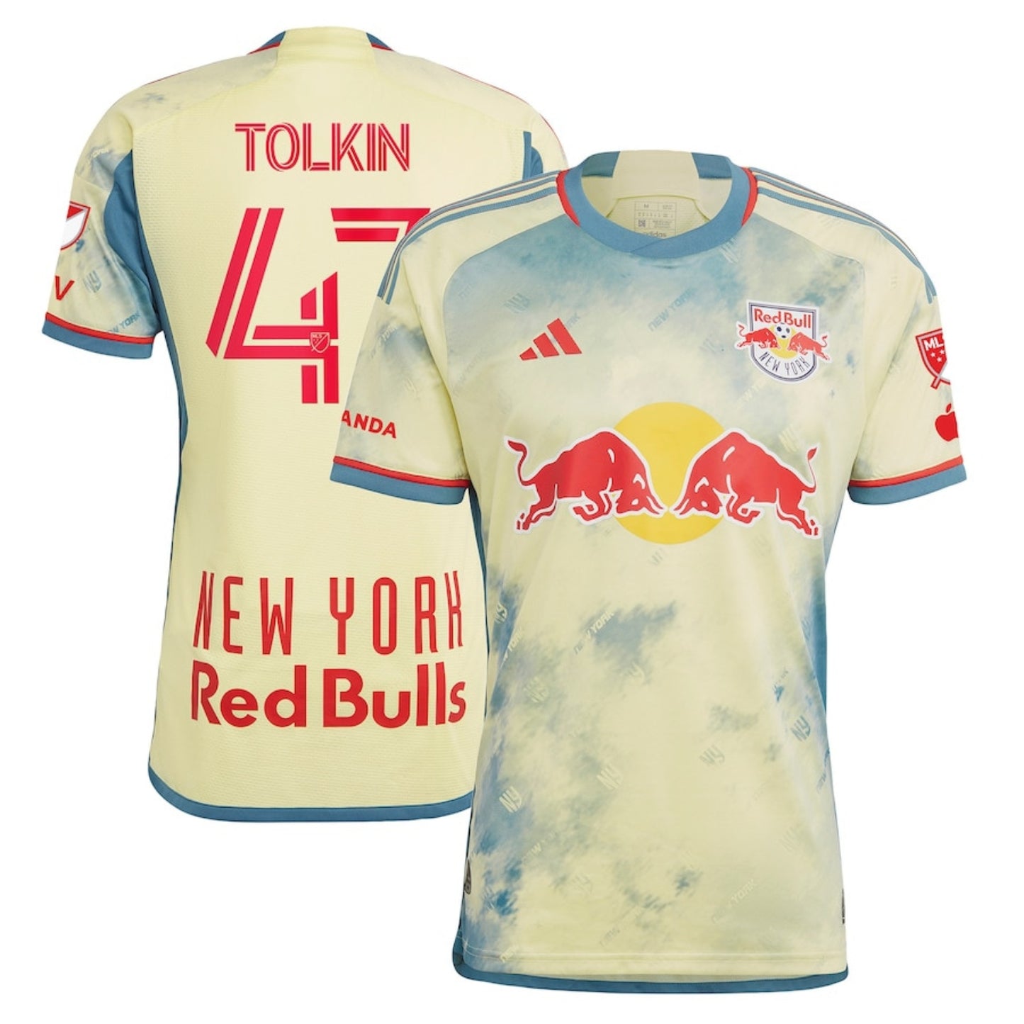 John Tolkin New York Red Bulls MLS 47 Jersey