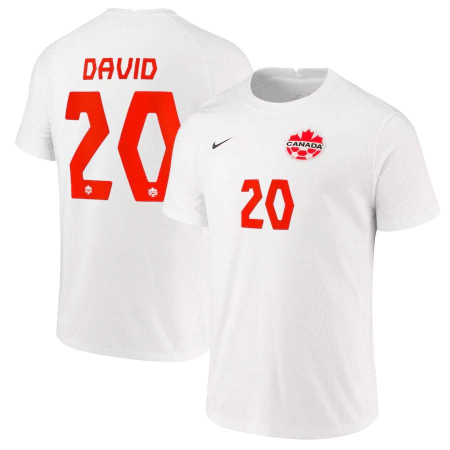 Jonathan David Canada 20 FIFA World Cup Jersey