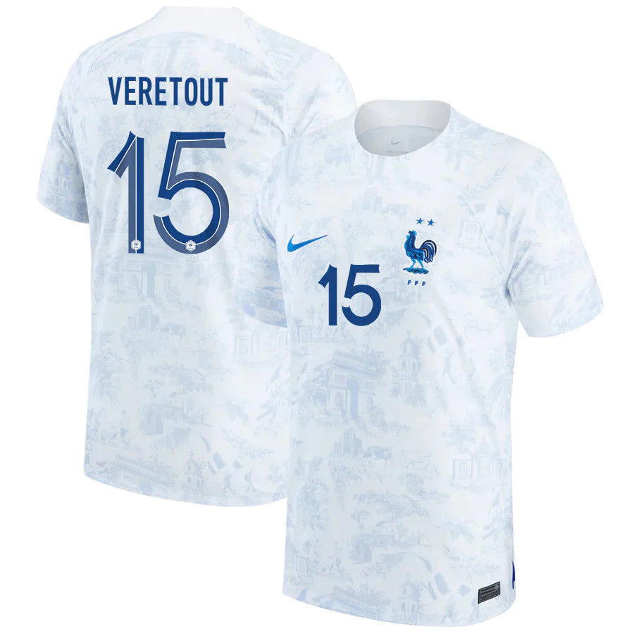 Jordan Veretout France 15 FIFA World Cup Jersey