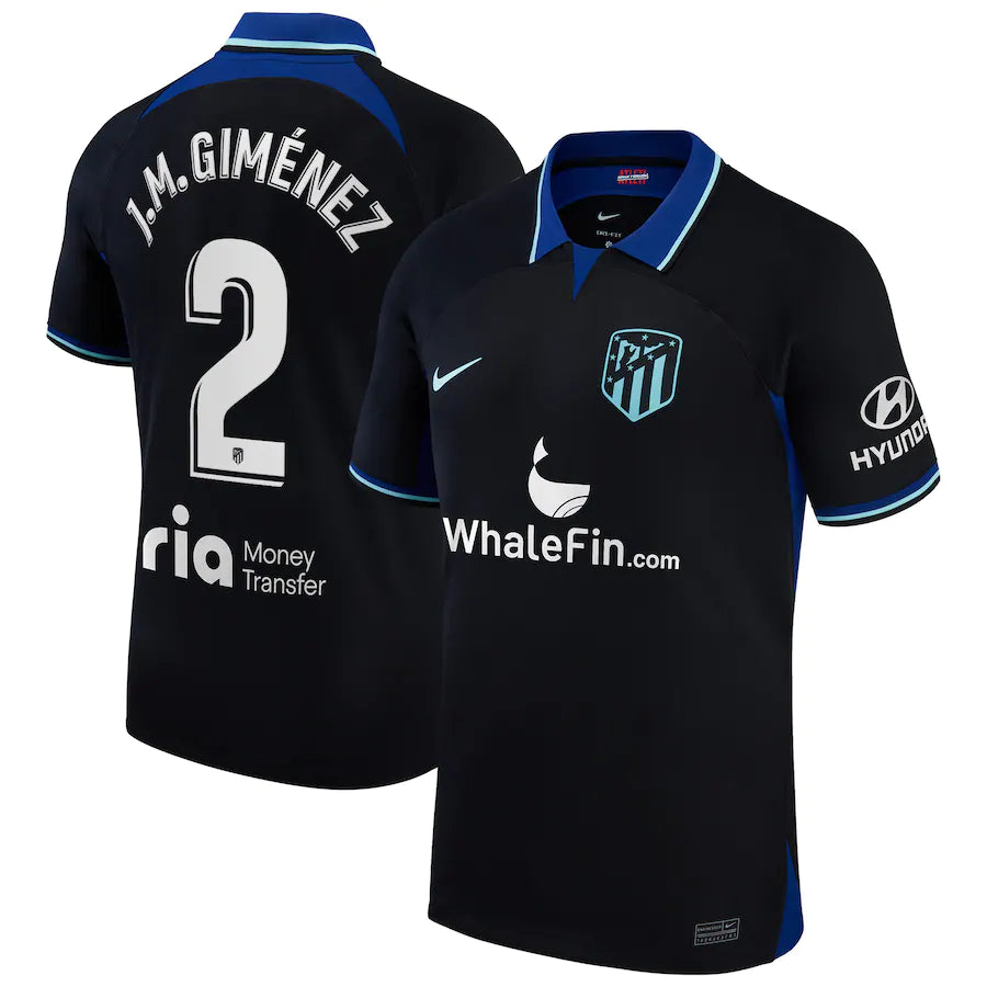 Jose Maria Gimenez Atletico Madrid 2 Jersey