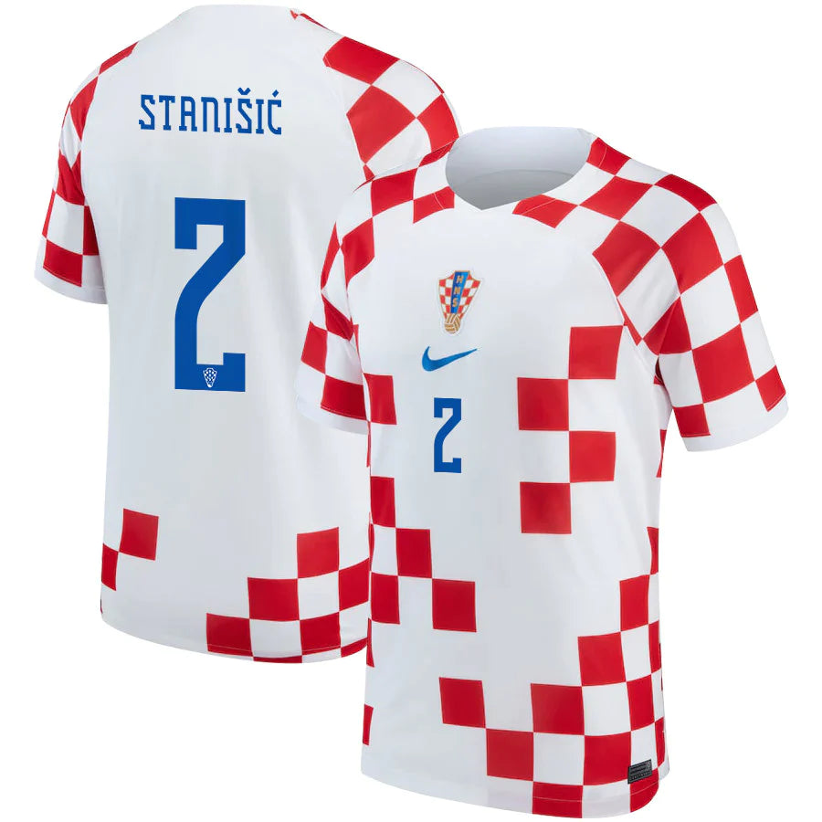 Josip Stanisic Croatia 2 FIFA World Cup Jersey