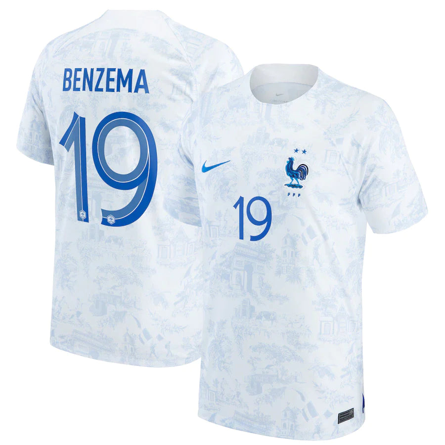 Karim Benzema France 19 FIFA World Cup Jersey