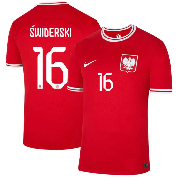 Karol Świderski Poland 16 FIFA World Cup Jersey