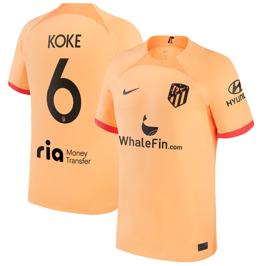 Koke Atletico Madrid 6 Jersey