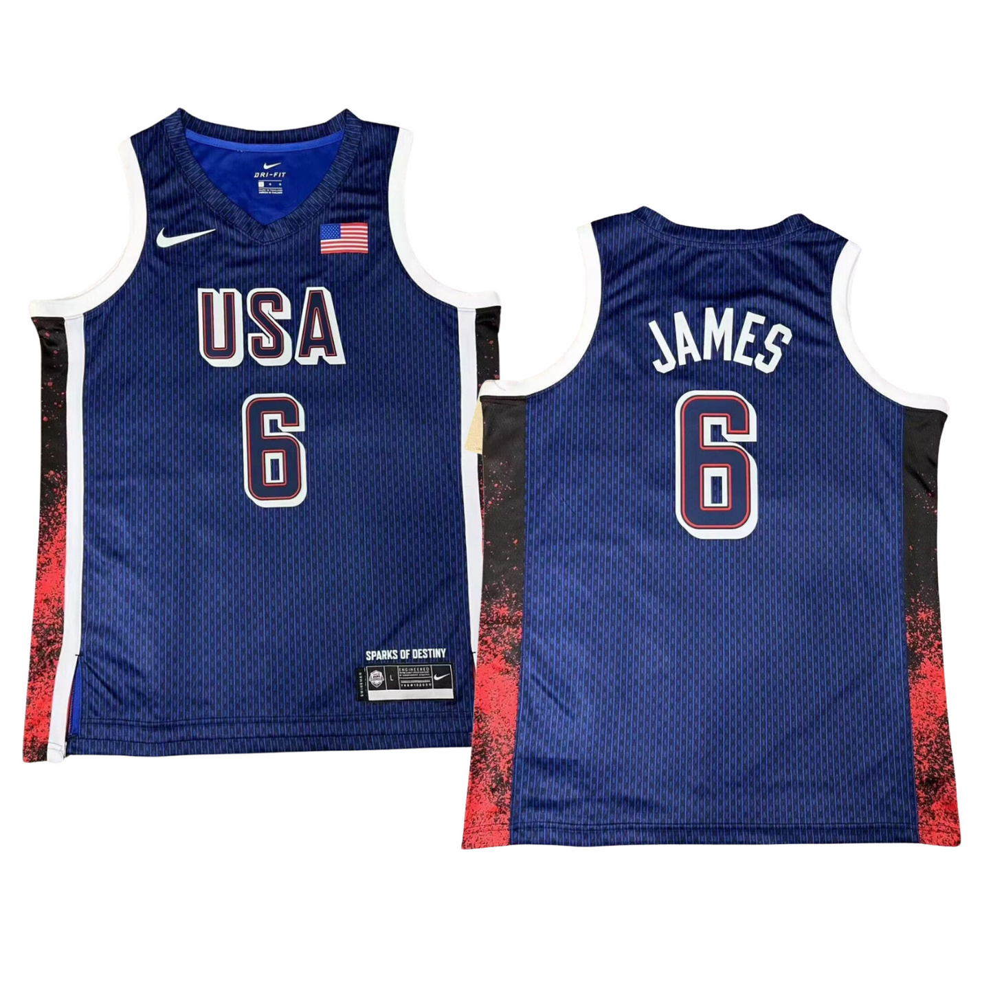 Lebron James Team USA 2024 Olympics Jersey – The Jersey King