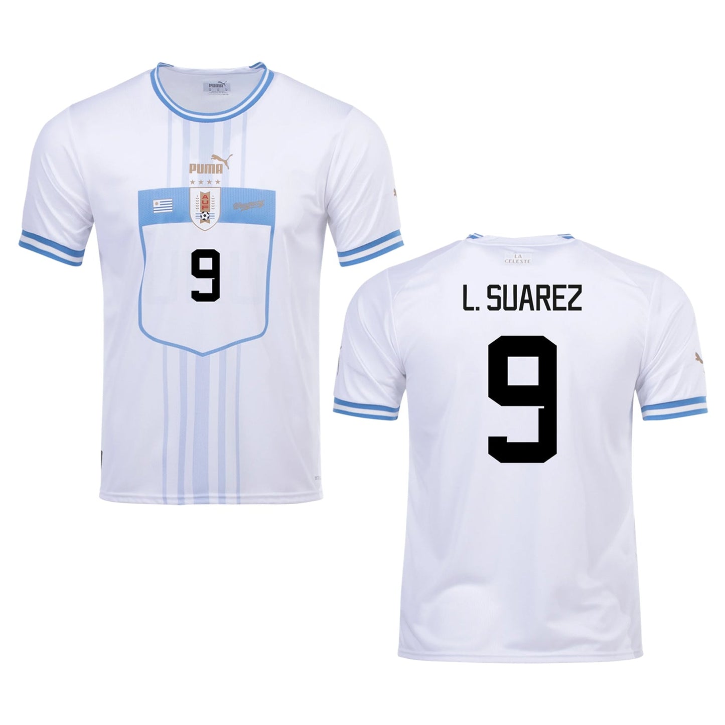 Luis Suárez Uruguay 9 FIFA World Cup Jersey