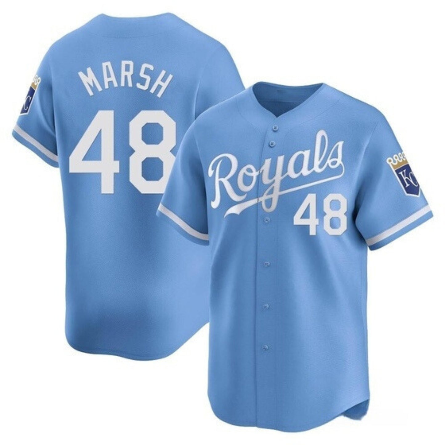 MLB Alec Marsh Kansas City Royals 48 Jersey